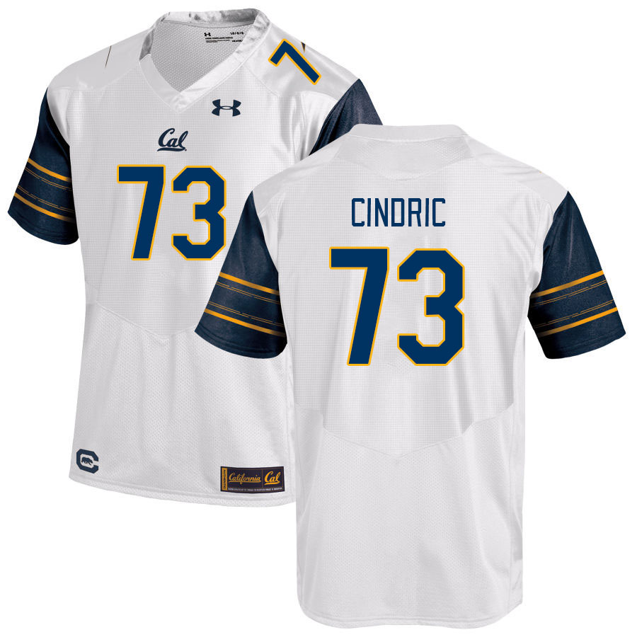 Men #73 Matthew Cindric California Golden Bears College Football Jerseys Stitched Sale-White - Click Image to Close